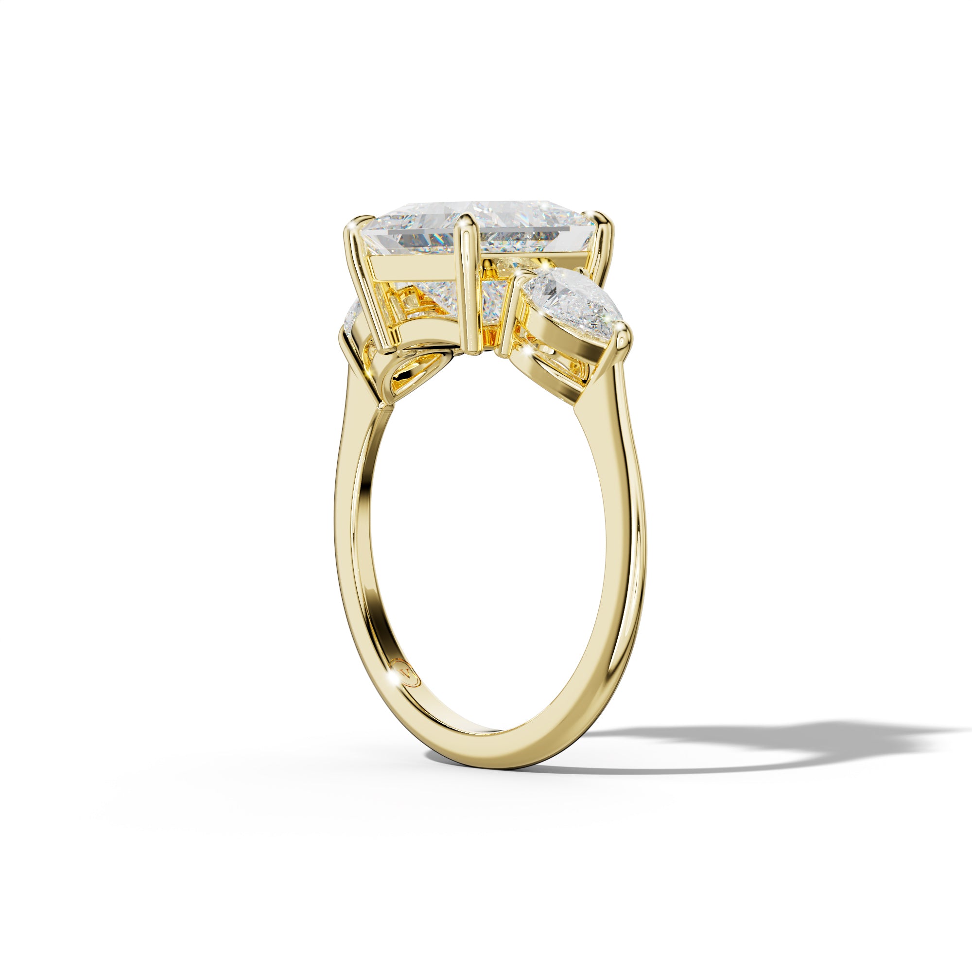 Hannah Princess Cut Diamond Engagement Ring